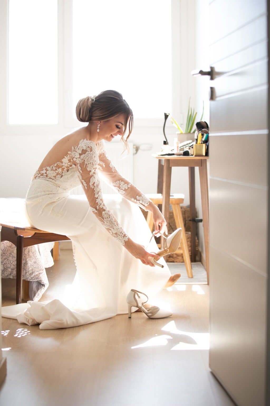 Mariée prête pour le grand jour